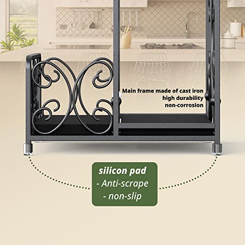 Napkin Holder with Salt and Pepper Caddy, Metal Table Dispenser - color: S - Salt & Pepper Shaker Napkin Holder, size: Luncheon Napkin Holder