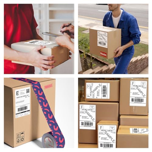 4x6 Thermal Shipping Labels, Strong Adhesive White Roll Labels