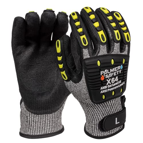 ATERET General Utility Work Gloves, Cut & Impact Protection, Lightweight & Breathable, All-Purpose Performance Fit, Durable - size: Medium (Pack of 1)