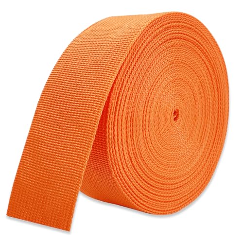 2" Orange Wide Webbing Straps 40yd for Lawn Chair,Bag &Sewing - color: Orange 12