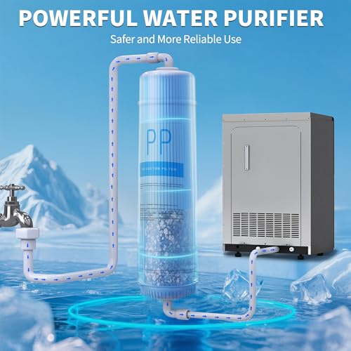 YITAHOME 100lbs Ice Maker Machine Commercial Under Counter Ice Maker, ETL & DOE Certificated Commercial Large Ice Makers Freestanding for Home Cafe Bar Restaurant 45pcs with 33lbs Storage Bin - size: 100LBS