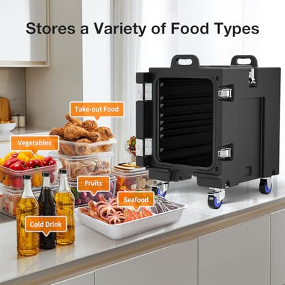 NEEDONE Food Warmer, 81 Qt Hot Box LLDPE Insulated Food Pan Carrier - size: 81 Quart