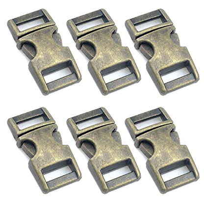 MY MIRONEY Metal Curved Buckle - color: Antique Bronze