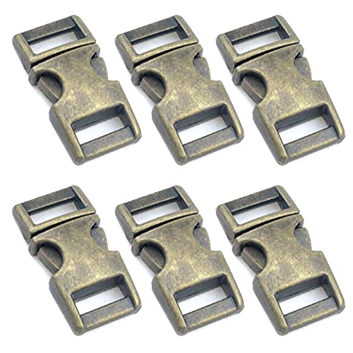 MY MIRONEY Metal Curved Buckle - color: Antique Bronze