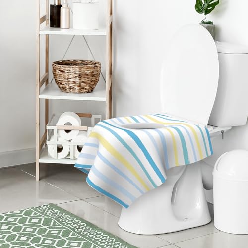 Toilet Seat Covers Disposable, Large Waterproof Potty Covers for Toddlers, Kids, and Adults, Toddler Potty Training for Public Restroom, Airplane, Trip, Individually Wrapped for Travel (Wave) - color: Wave