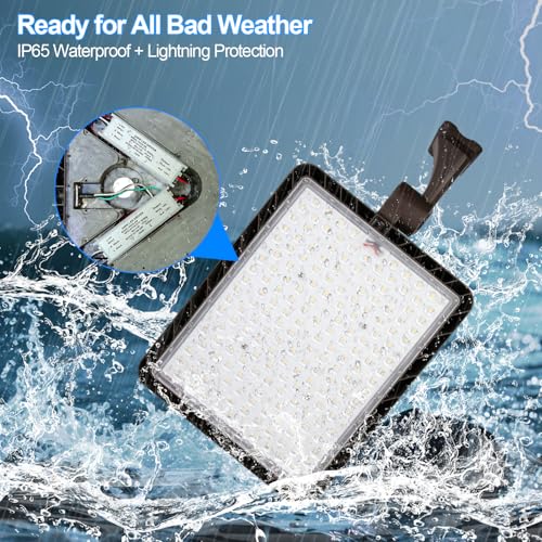 ledmo 480W LED Parking Lot Light,5000K 72000LM Super Bright Dusk to Dawn - size: 480W/Arm Mount/1PC