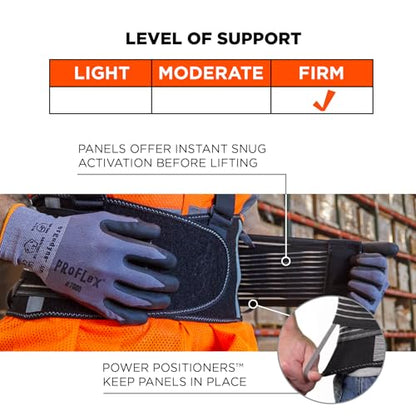 Ergodyne Proflex 1675 Back Support Brace Belt with Warming and Cooling Pack - size: X-Large