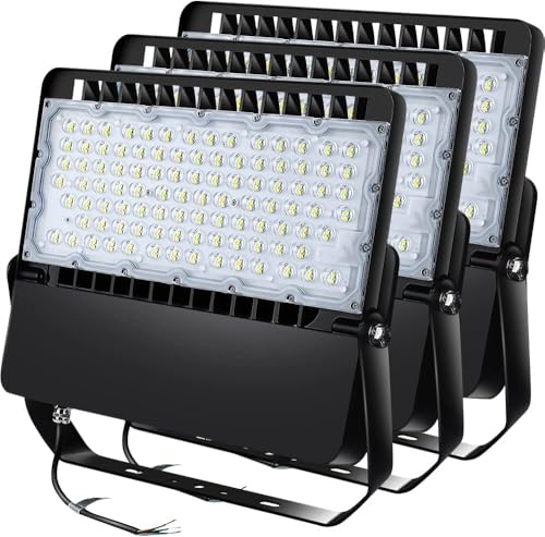 ledmo LED Flood Light Outdoor, 240W Equivalent 1500W Stadium Lights 3Pack - size: Standard/240-3