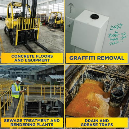 Zep Big Orange-E Heavy-Duty Citrus Degreaser Liquid - 5 Gallon (1 Unit) 48535 - Industrial Strength Formulated with Organic Degreasers, Dissolves Heavy Soil, Grease, Oil, and Protective Coatings