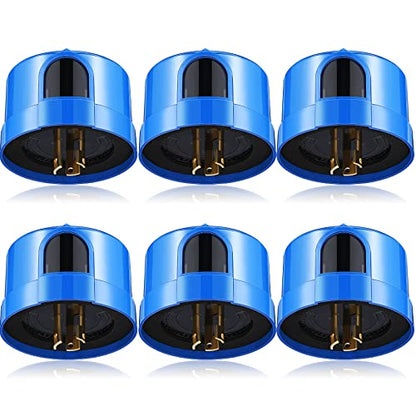 Macarrie 6 Pcs Twist Lock Photocell 120-277v Dusk to Dawn Light Sensor