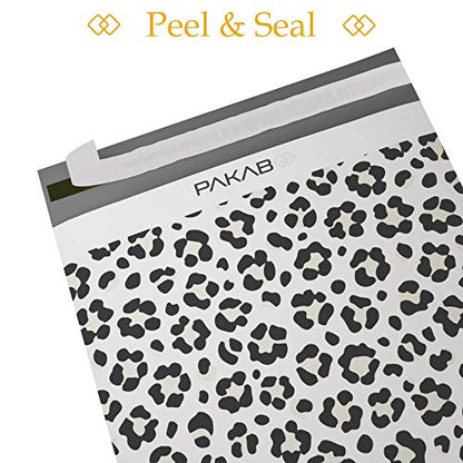 PAKABOO Poly Mailer Shipping Bags 10x13 Inch, 100 Pack, Non-Padded Envelopes with Tamper Proof Self-Seal, Cheetah Print Packaging - color: Cheetah, size: 10 x 13 inch