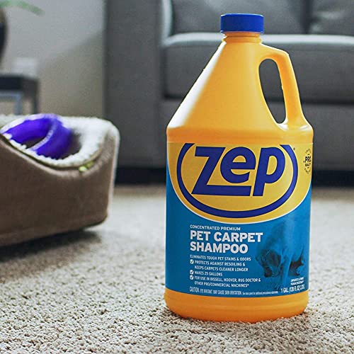 ZEP INC Carpet Shampoo, clear, 128 fl oz (Pack of 1) - size: 128 Fl Oz (Pack of 1)
