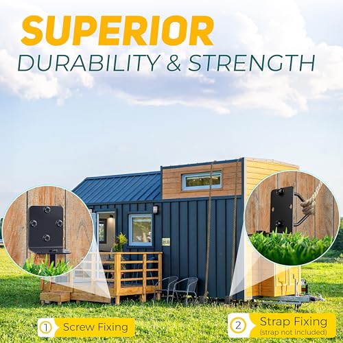 [UPGRADED] 14” Full Spiral Blade Mobile Home Anchor - 4pcs Ground Anchor - size: 14"