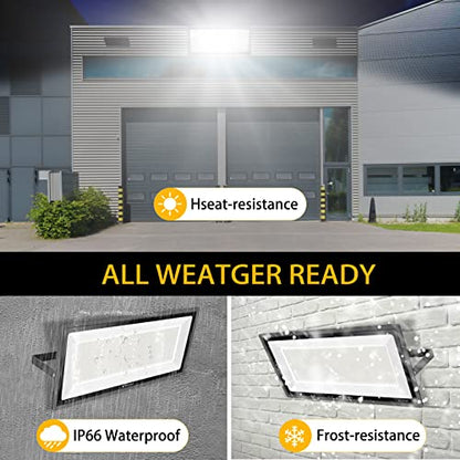 XYCN 600W LED Stadium Flood Lights Outdoor(3050W Equivalent),67500LM Super Bright LED Arena Lights,100-277V IP66 Waterproof 5000K Daylight White Commercial Lighting for Sports Fields and Counts - color: 600W led flood light