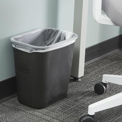 COASTWIDE Professional Indoor Trash Can Without Lid, Black, 3.5 Gal - color: Black, size: 3.5 Gal., style: 2 Pack