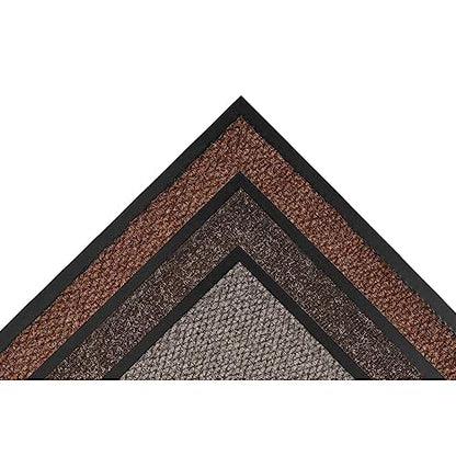 Notrax-136S0034 Carpeted Entrance Mat, Charcoal, 3ft.x4ft. - color: Charcoal, size: 4" x 3" (Rectangular)