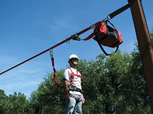 3M Protecta Temporary Horizontal Lifeline System with Anchors, Web, 60 ft - style: System