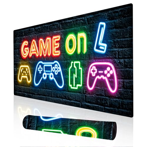 Nuxovilar Large Gaming Mouse Pad Desk Mat, 15.7x35.4 Inches Polyester - color: HC00077