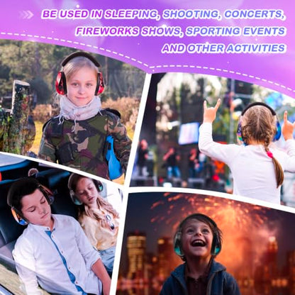 Amylove 12 Pcs Kids Noise Cancelling Headphones Ear Muffs Starry Sky Style - size: Universal Fit (kids & Adults), style: Starry Sky Style