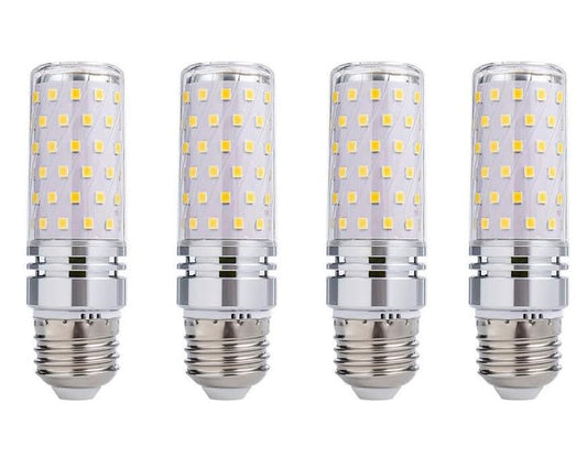 8W LED Corn Light Bulb - Equivalent 80W Incandescent, 800LM, E26 Base Warm White 3000K Non-Dimmable, 4-Pack - color: Warm White 4 Pack