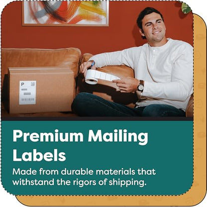 2" X 6" Direct Thermal Labels (3000 Count, 12 Rolls) Long - size: 2" X 6"