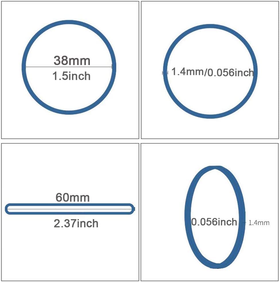 AIWOQI Rubber Bands Size 16 Elastic Rubber Band Strong Small 600 Pcs - color: Colors