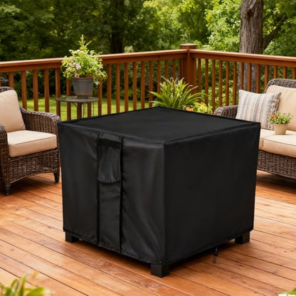 Fire Pit Cover Square - 25"L x 25"W x 16"H - size: 25"L x 25"W x 16"H