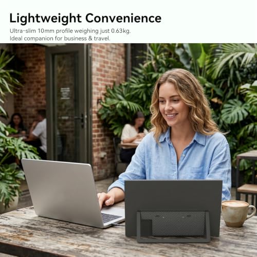 13.9 Inch 4K Portable Monitor,3840 * 2160 IPS 3:2 Screen, 100% sRGB HDR USB-C HDMI Second Monitor for Laptop,External Second Monitor for Laptop, Phone, PS5, Xbox, Switch, PC (13.9") - size: 13.9"