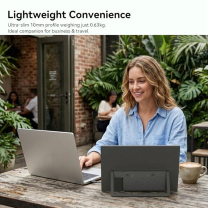13.9 Inch 4K Portable Monitor,3840 * 2160 IPS 3:2 Screen, 100% sRGB HDR USB-C HDMI Second Monitor for Laptop,External Second Monitor for Laptop, Phone, PS5, Xbox, Switch, PC (13.9") - size: 13.9"