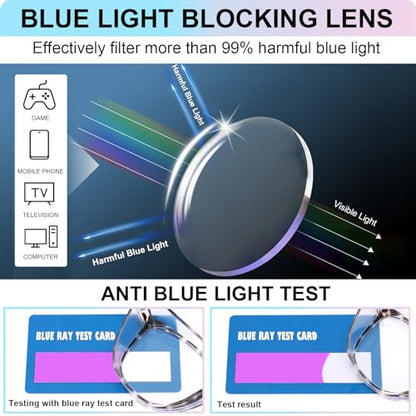 OXG 4 Pack Safety Glasses Anti Fog Goggles, Blue Light Blocking Stylish Safety Glasses for Women Nurses Protective Eyewear - color: Leopard+clear+black+blue