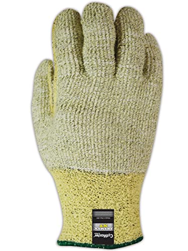 MAGID AX450-8 CutMaster Aramax XT AX450 Heavyweight Loops Out Terrycloth Seamless Machine Knit Gloves (Pack of 12) - size: 8/M