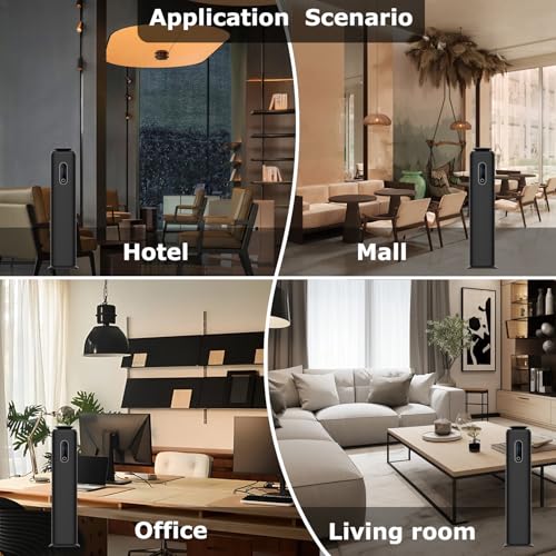 Hotel Scent Diffuser Cover 10000 Sq.Ft, Scent Air Machine for Home & Office - color: Black