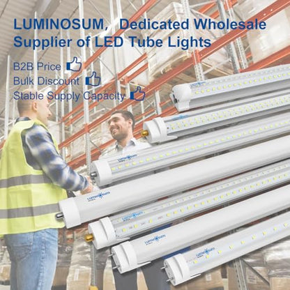 T8 LED Tube Light Bulbs 4 Foot 20W, ETL Listed, 6000K 10 Pack