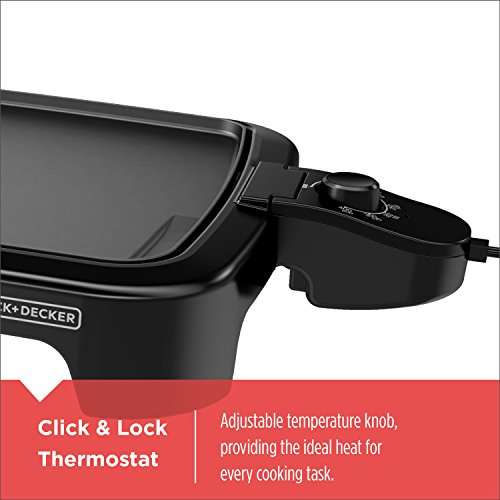 BLACK+DECKER GD2011B Family-Sized Electric Griddle with Drip Tray - style: Griddle