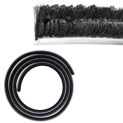 W562C .625" (16 mm) Vanguard Security Astragal Replacement Pile Weatherstrip 100FT Replace Worn Pile Weatherstrips on U.S. Aluminum Doors with Vanguard Security Astragals - style: .625"