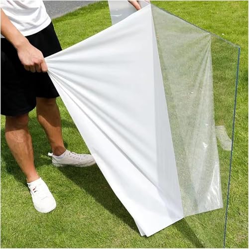 Clear Polycarbonate Roofing Sheet, Acrylic Plastic Sheet Pergola Roofing Canopy Cover Outdoor Awning Shelter for Greenhouse Shed Carport (3.3x9.8ft(1x3m)) - size: 3.3x9.8ft(1x3m)
