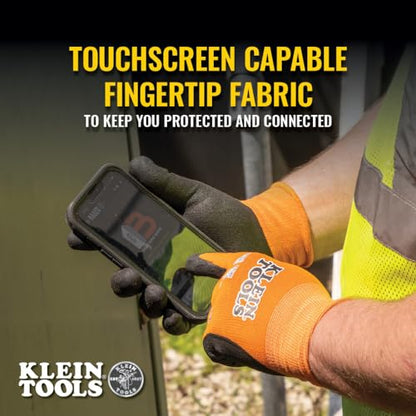 Klein Tools 60581 A1 Cut-Resistant Work Gloves, Large, 2-Pair - size: Large, style: 2-pair Pack