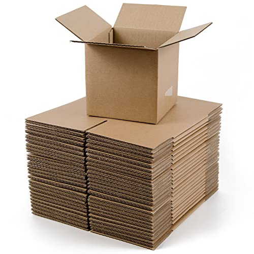 SUNLPH Shipping Boxes 5x5x5 Inches Small Corrugated Cardboard Boxes, 25 Pack - size: 5 x 5 x 5 inch