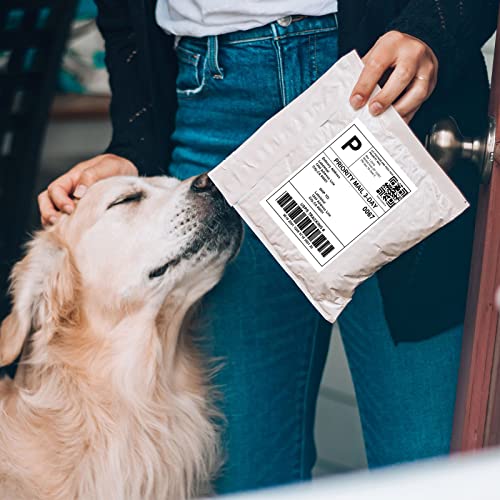 (500 Labels/250 Sheets) Labelebal Half Sheet Labels, Shipping Labels 2 Per Sheet for Laser & Inkjet Printers, 8.5" x 5.5" Address Labels, Totally 500 Pcs Half Sheet Shipping Labels - color: 2 Up - 500 Labels