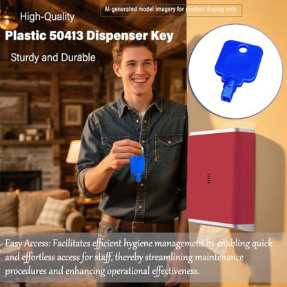 Paper Towel Dispenser Key Replacement for Cintas Dispensers, 2-Pack