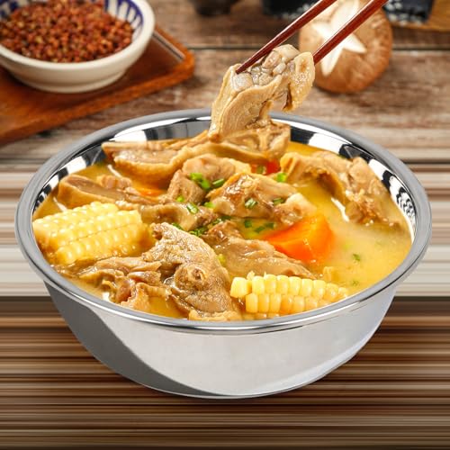 4 Pack Stailess Steel Mixing Bowls, 2 Quart Cooking Food Prep Bowls