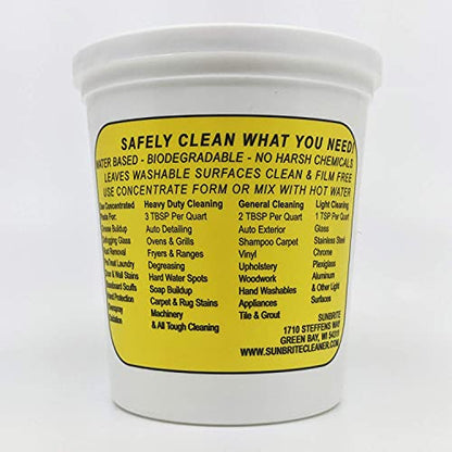 SunBrite Professional Strength Cleaner | NonToxic | Concentrated | All Purpose | Pint Unit | Green Product Safe For What You Clean