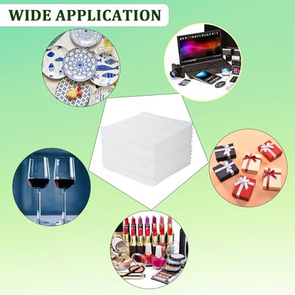 200 Pack Foam Pouches 6x8in, Cushion Foam Wrap for Moving - size: 6x8 inch