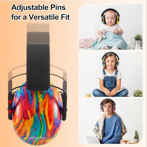 Amylove 12 Pcs Kids Noise Cancelling Headphones Ear Muffs Colorful Style - size: Universal Fit (kids & Adults), style: Colorful Style