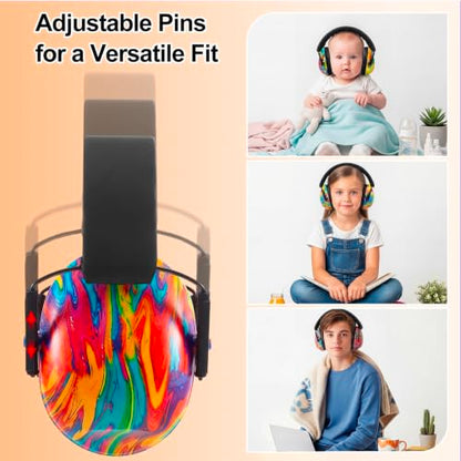 Amylove 12 Pcs Kids Noise Cancelling Headphones Ear Muffs Colorful Style - size: Universal Fit (kids & Adults), style: Colorful Style