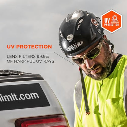 Ergodyne Skullerz ODIN Safety Glasses Sunglasses, Impact Resistant Z87.1+ - color: Kryptek Highlander Frame, Copper Lens