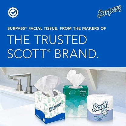 Surpass Facial Tissue, Bulk, 36 Boxes x 90 Tissues (21320)