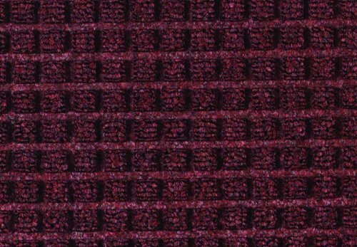 Guardian Floor Protection WG031006 WaterGuard Indoor/Outdoor Wiper Scraper Floor Mat, Rubber/Nylon, 3' Length, 10' Width, Burgundy - color: Burgundy, size: 3' x 10' (Rectangular)