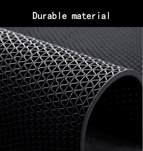 PVC Drainage Floor Mat Non-Slip Commercial Wet Area Mat for Outdoor and Indoor Restaurant Kitchen Bar Swimming Pool Splash Matting Water Drain Flooring Mat (Black, 4FTX10FT) - size: 4FTX10FT