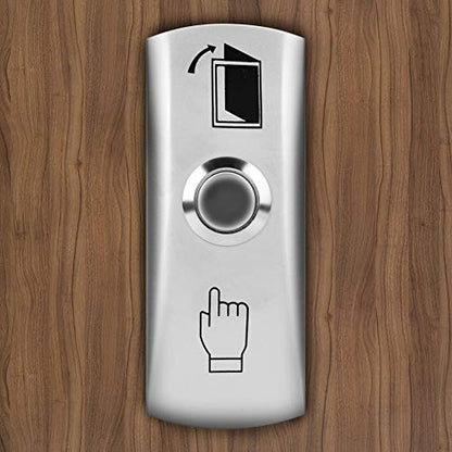Dioche Door Exit Push Release Button Switch for Access Control, Door Access Control System Exit Button Door Push Release Switch (AD-01A)